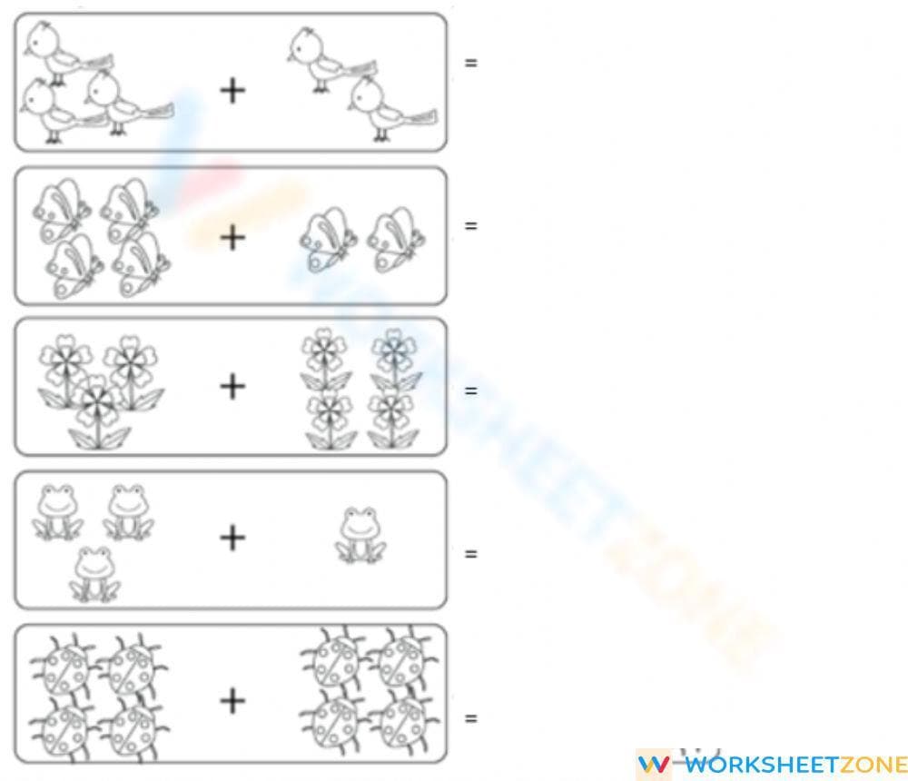 Basic Addition Worksheet for Practice - Page 1