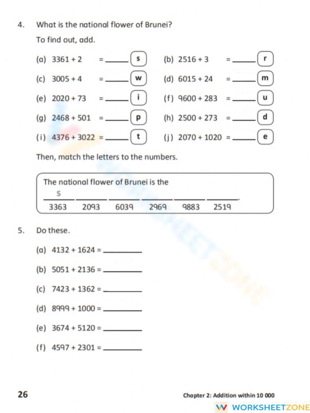 Math Practice Worksheet for Problem Solving - Page 1