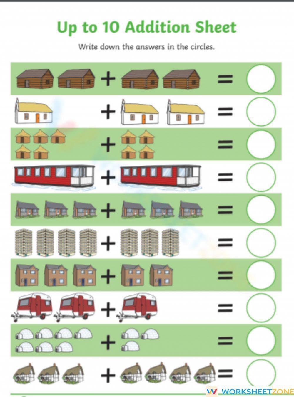 Learn Addition with this Fun and Engaging Worksheet - Page 1