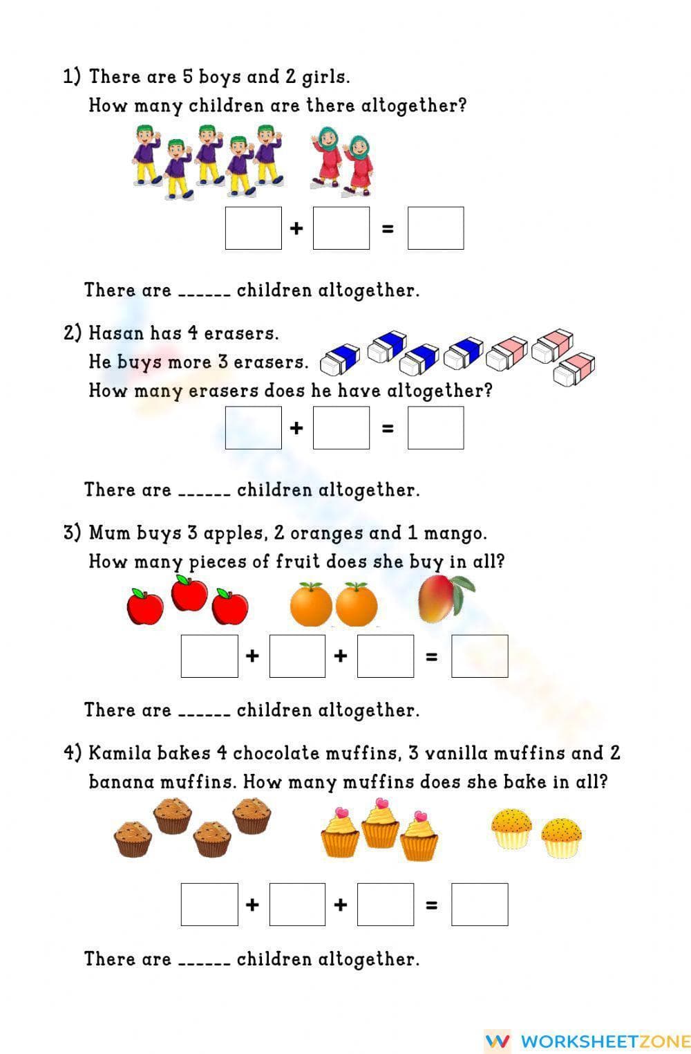 Mathematics Practice Worksheet for Skill Building - Page 1