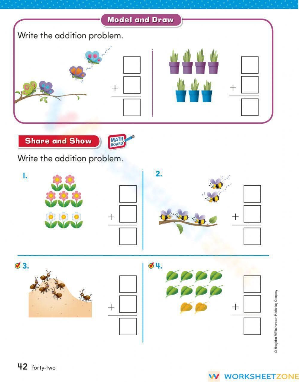Addition Worksheet for Enhanced Arithmetic - Page 1