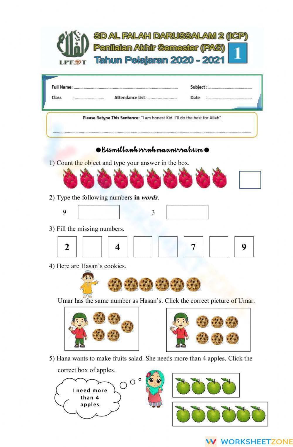 Enhance Math Skills with Engaging Exercises - Page 1