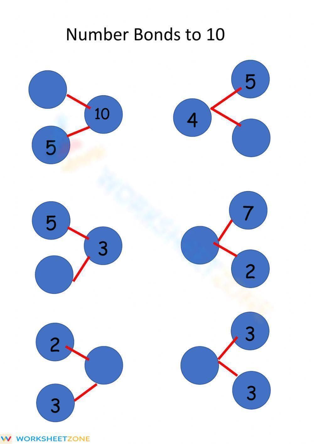 Master Number Bonds to 10 - Page 1