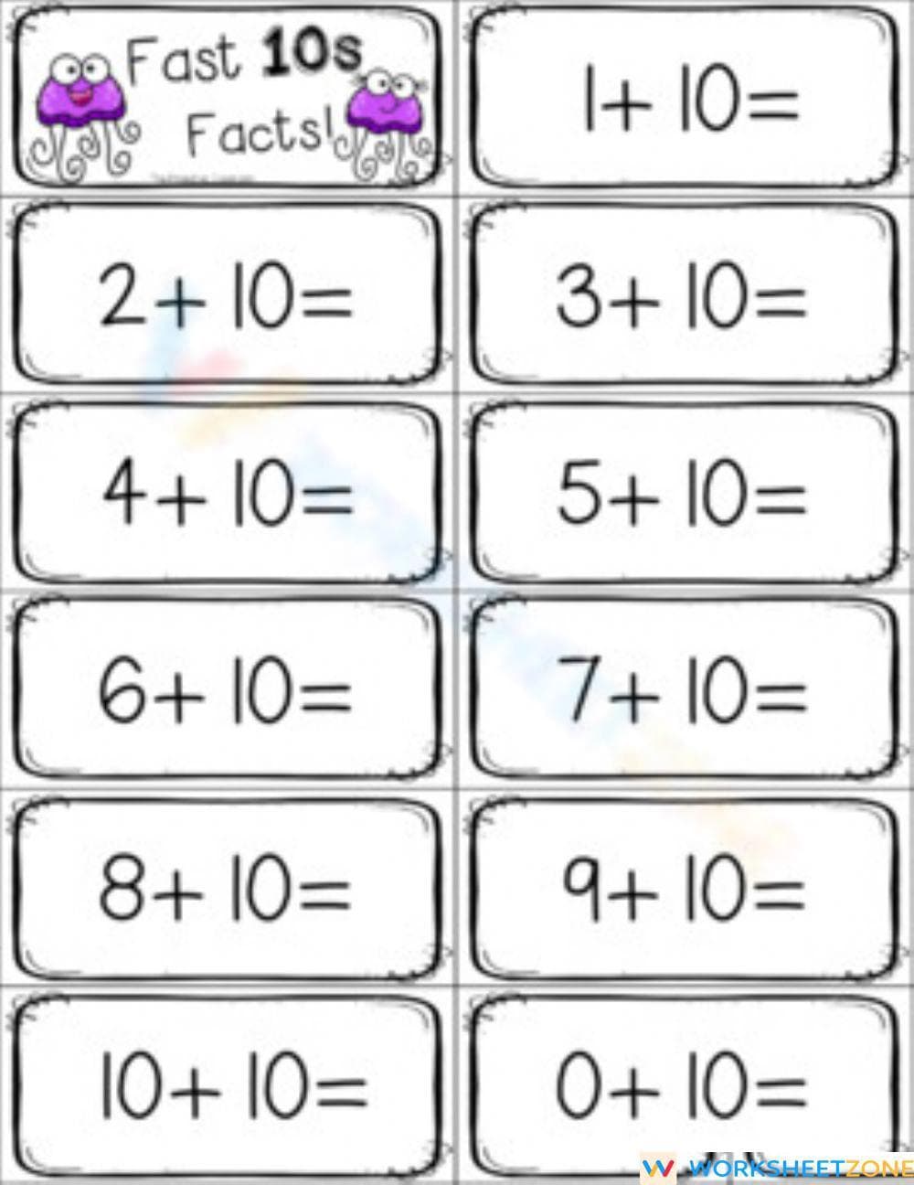Engaging Math Practice Sheet for Skill - Page 1