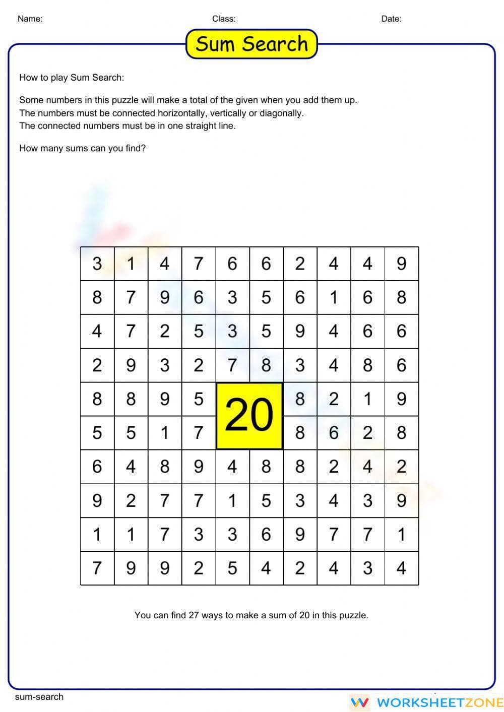 Number search - Page 1
