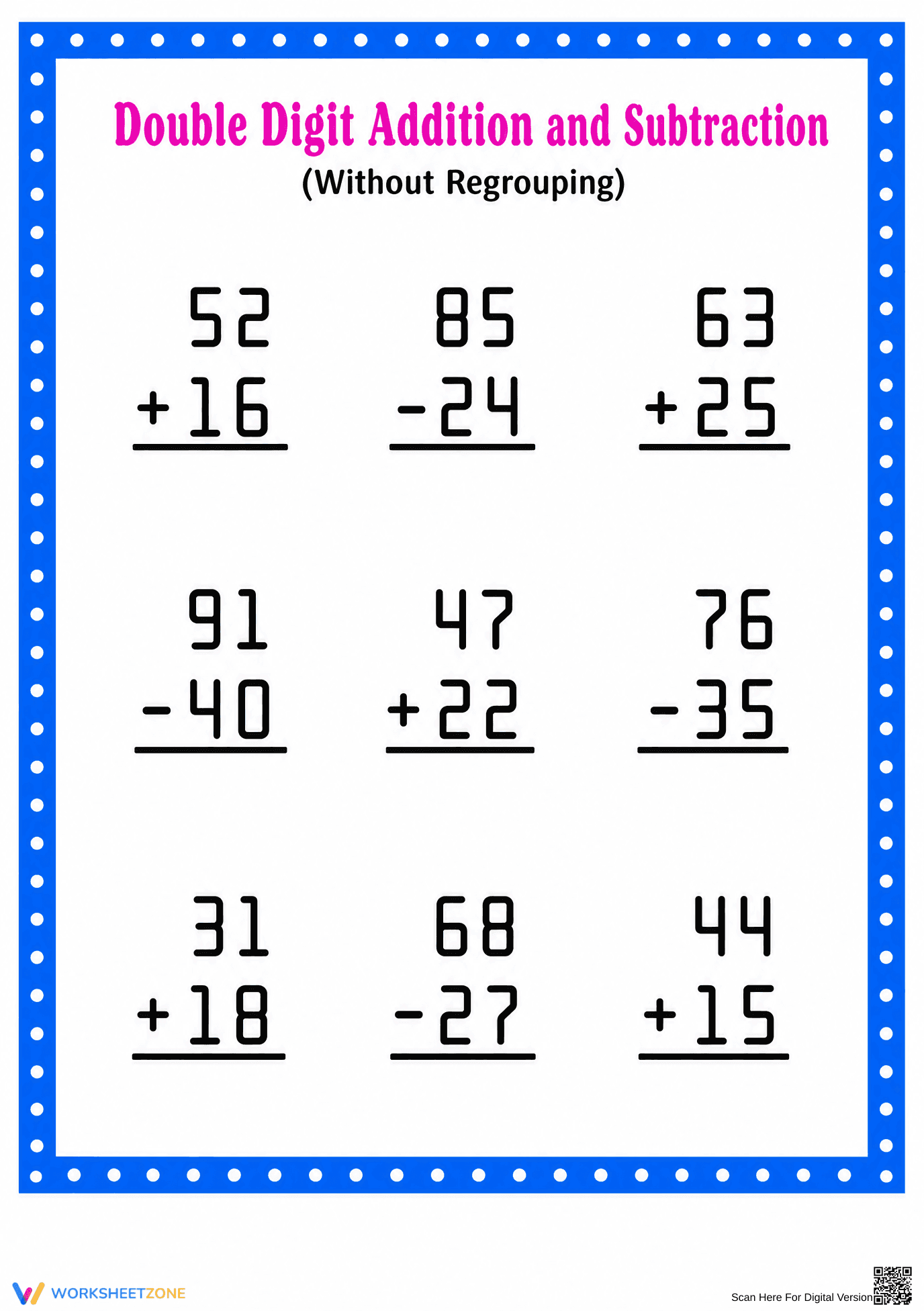 Double Digit Addition & Subtraction | Grade 2 Essential - Page 1