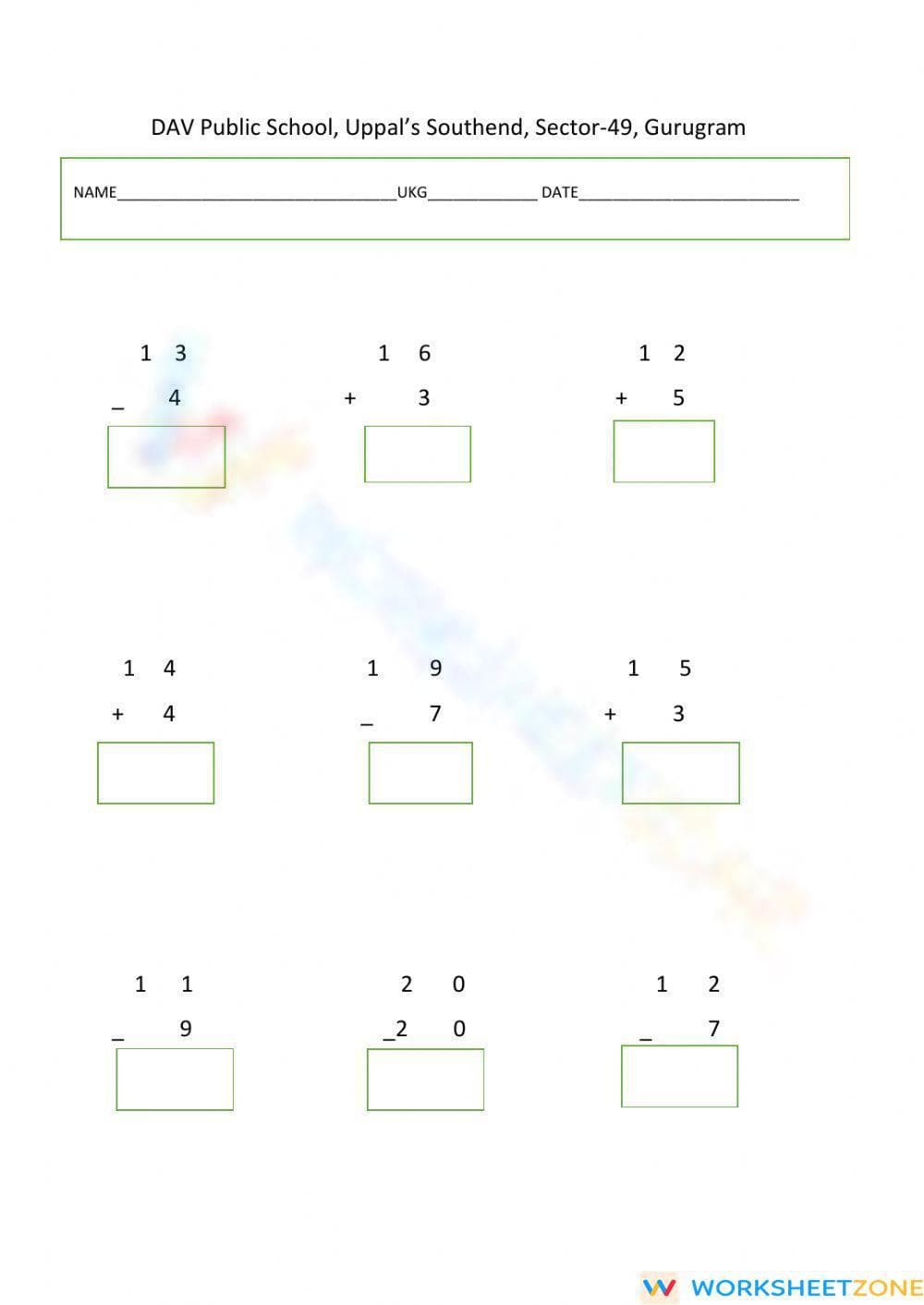 Sums - Page 1
