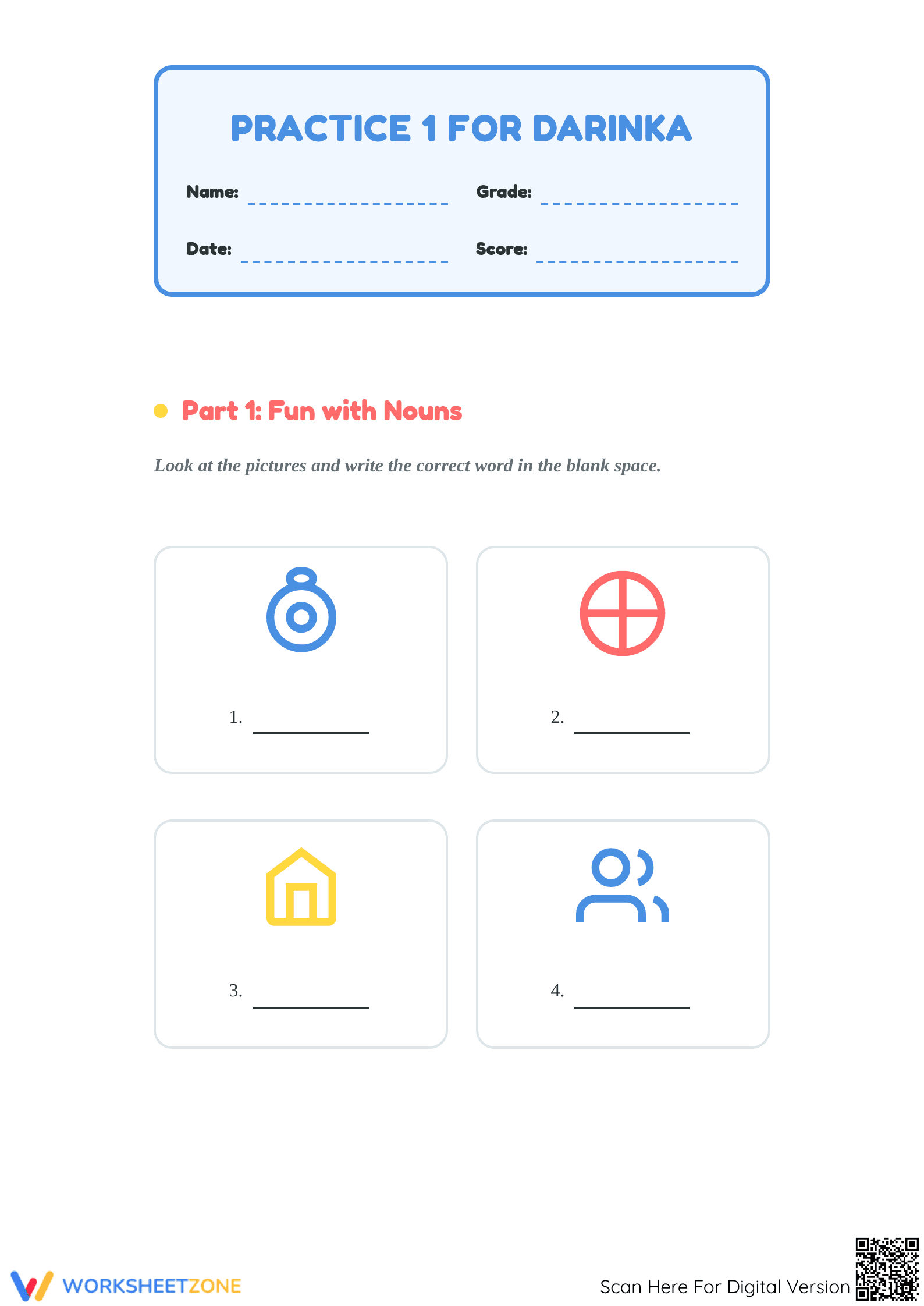 Essential Grade 2 Grammar Practice: Nouns, Verbs, & More - Page 1