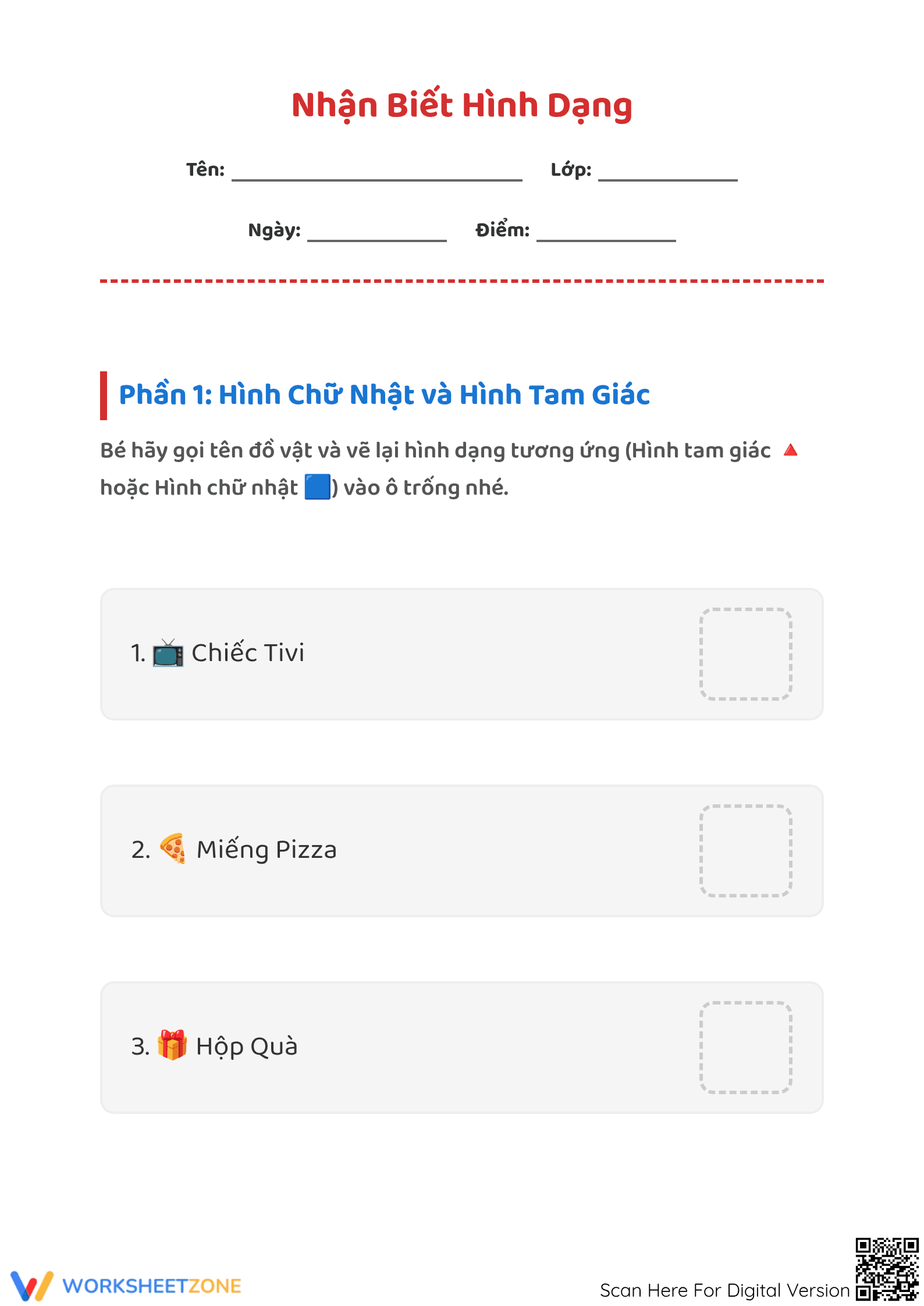 Grade K Comparing Numbers — Printable No-Prep Worksheet - Page 1