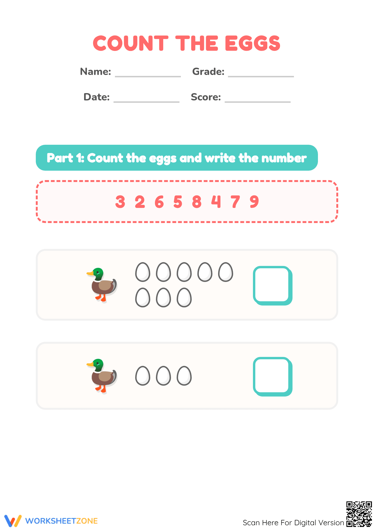 Essential Count the Groups Worksheet | Grade K-1 Math - Page 1