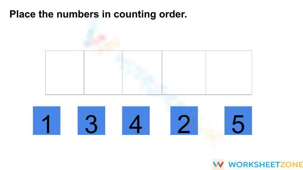 Counting from 1 to 5 - Page 1