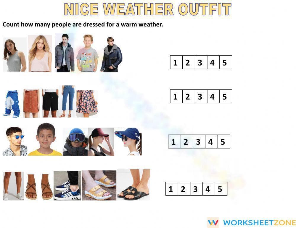 Weather Outfit Activity - Page 1