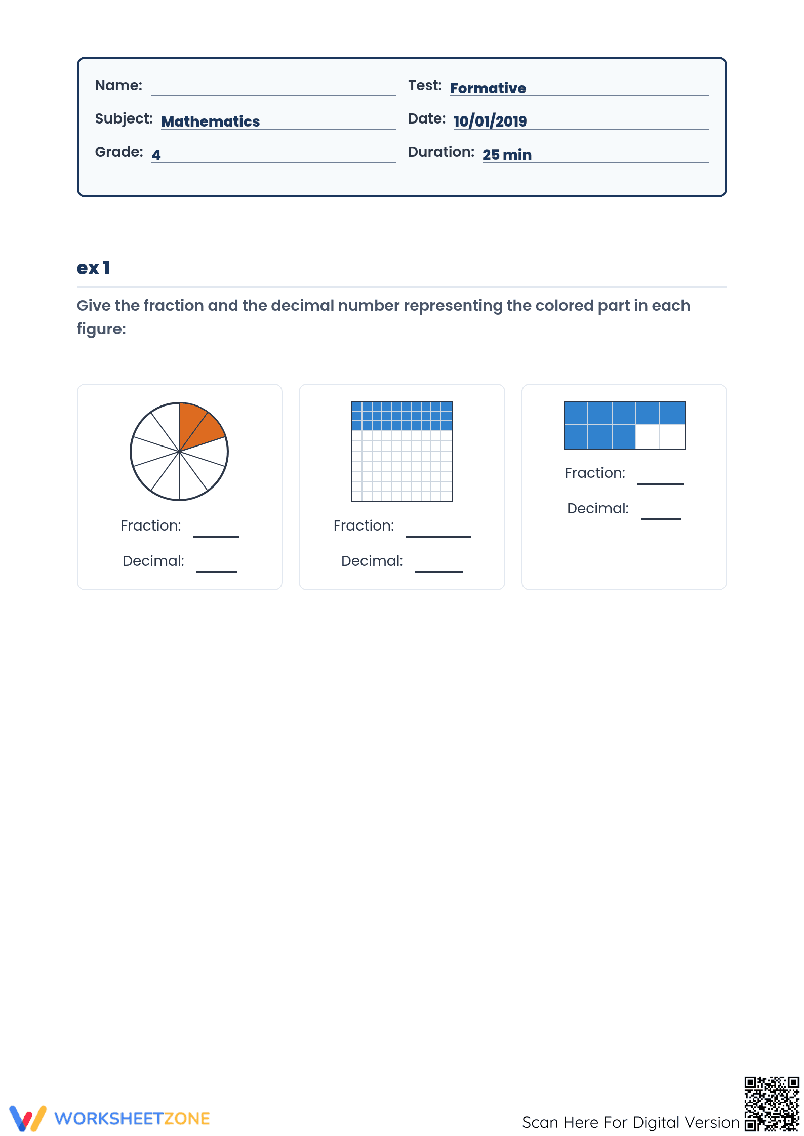 Essential Grade 5 Decimals Worksheet | Complete Packet - Page 1