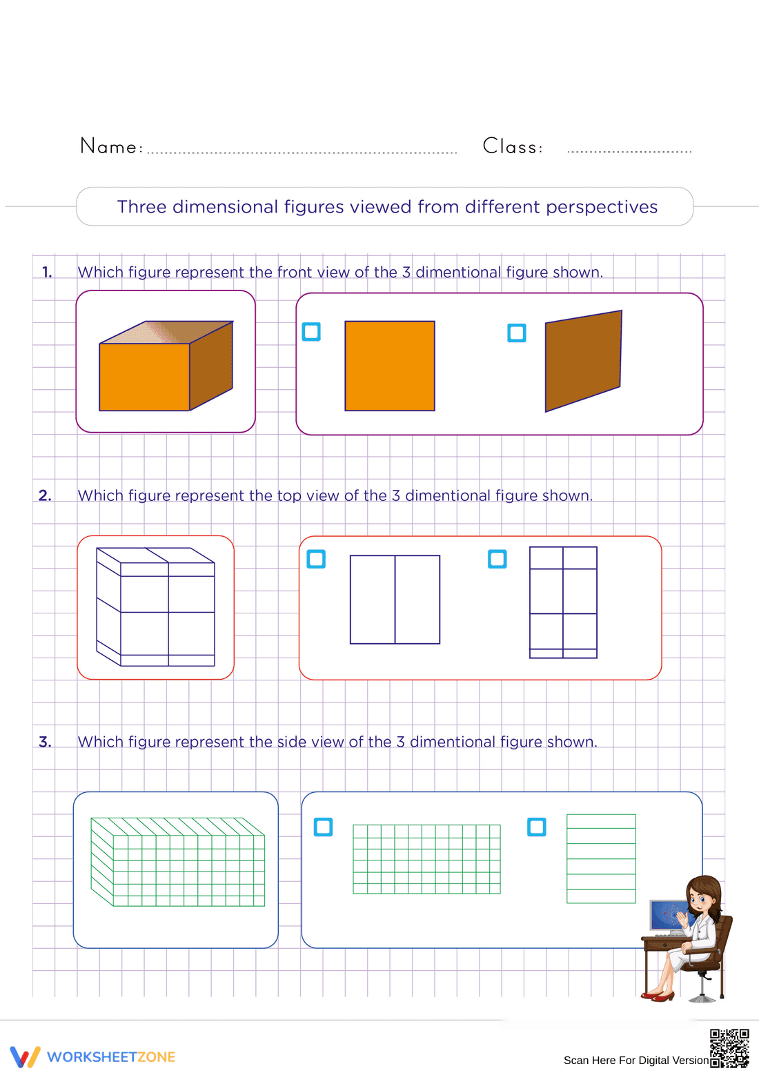 3D Shapes from Different Perspectives - Page 1