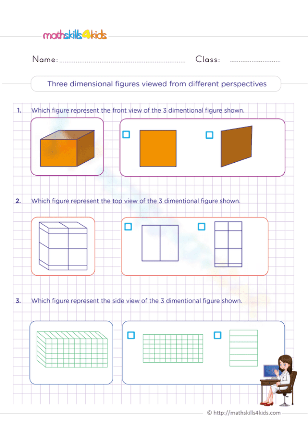 3D Shapes from Different Perspectives - Page 1