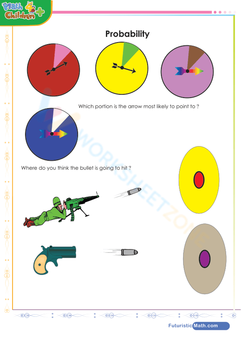 Illustrated Probability with Spinning Wheels - Page 1