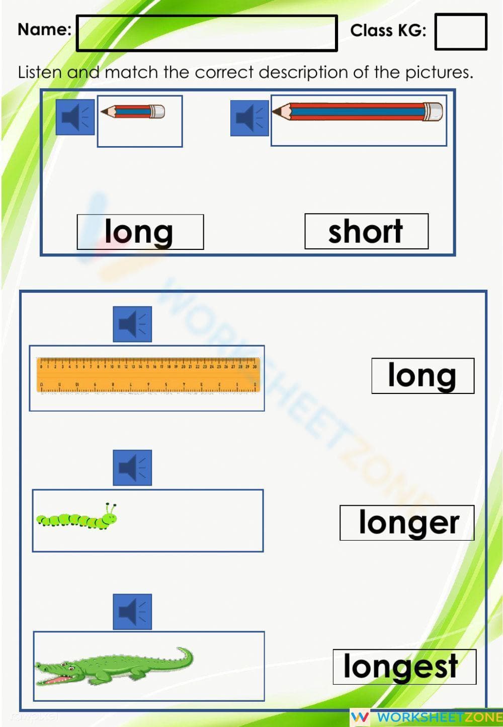 Measurement by length - Page 1