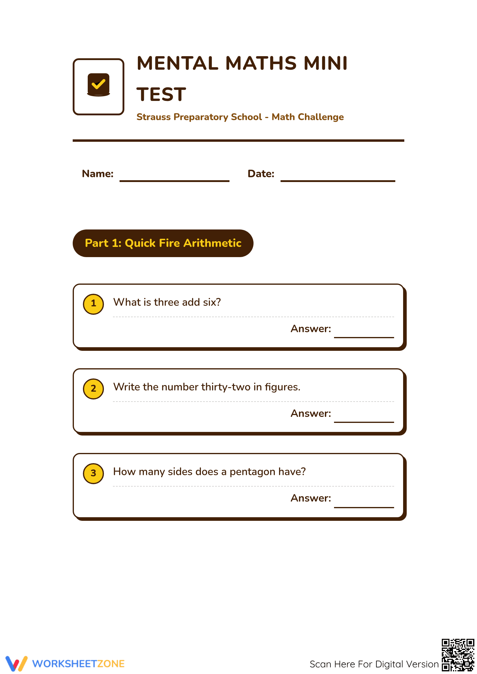 Complete 3.NBT.A.2 Worksheet: Mental Math — Grade 3 - Page 1