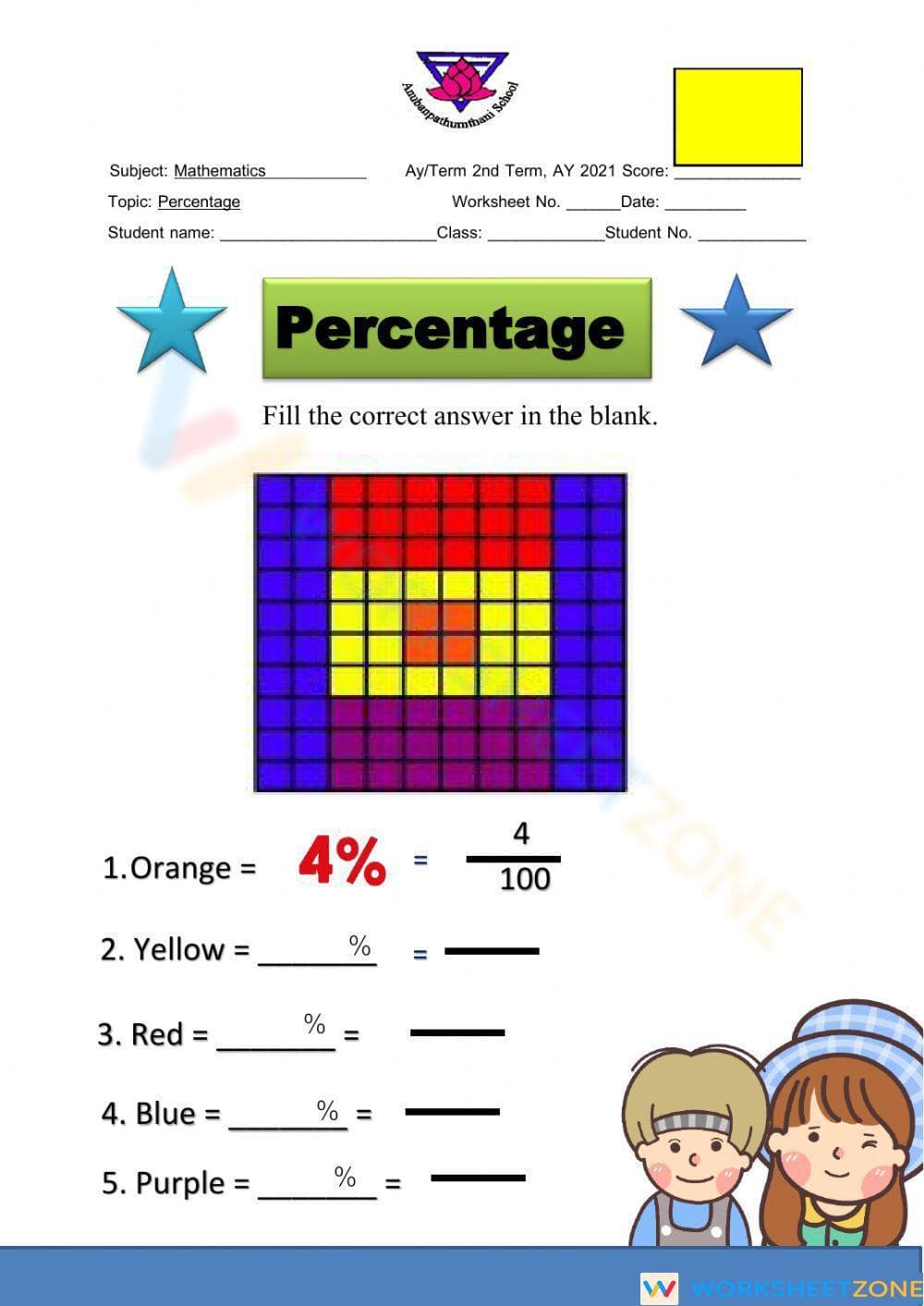 Percentage - Page 1