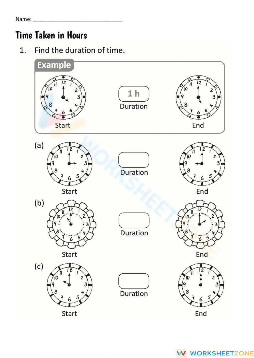 TIME TAKEN IN HOURS - Page 1