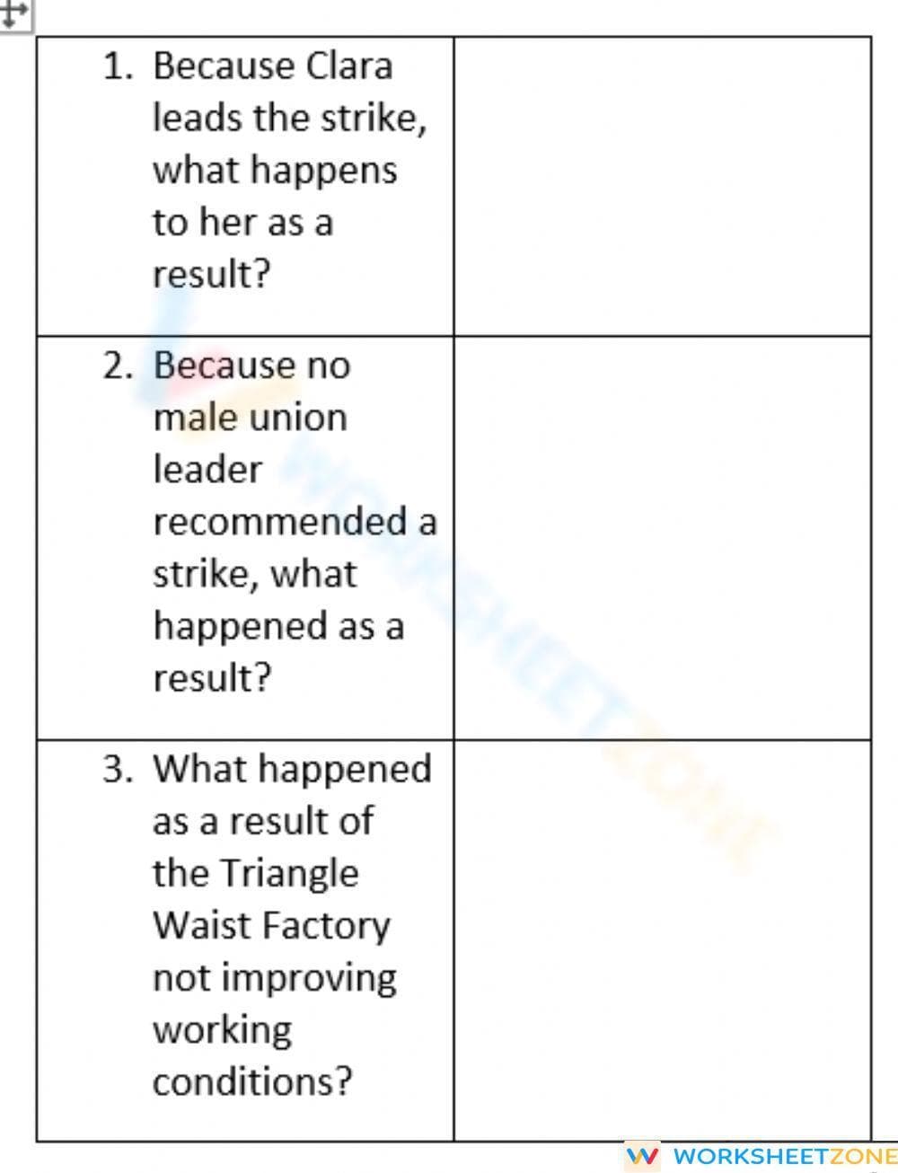 Grade 4 Cause and Effect — Printable No-Prep Worksheet - Page 1