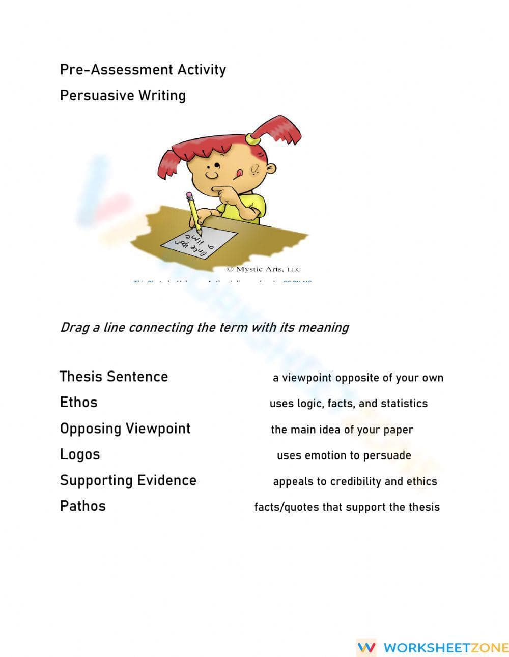 W.11-12.1 Worksheet: Persuasive Writing — Complete Guide - Page 1