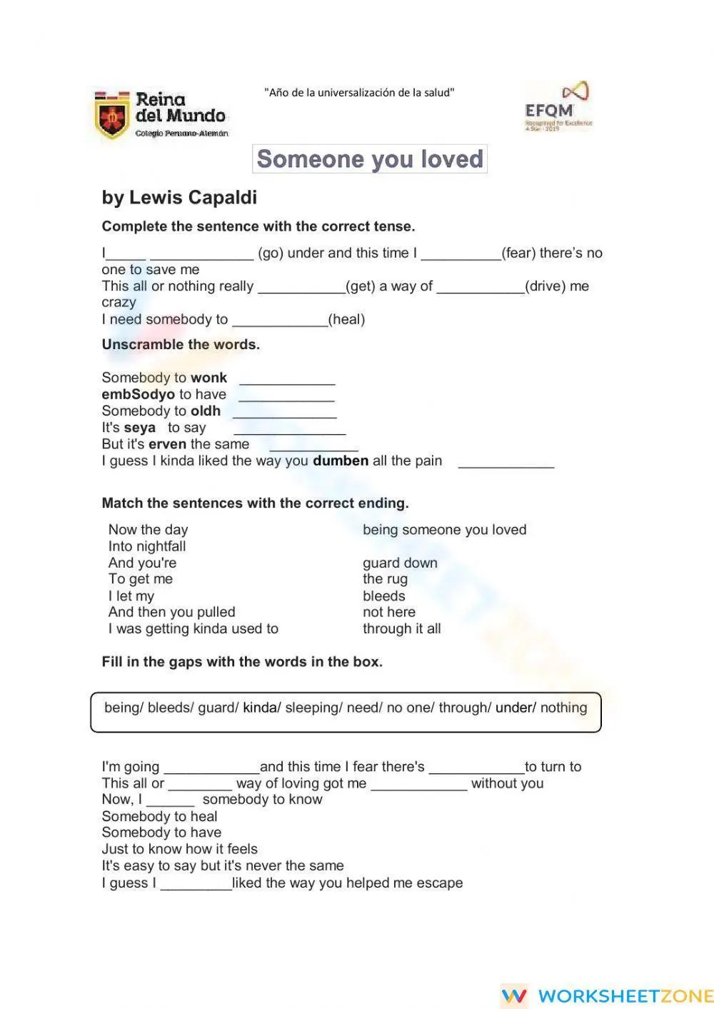 Essential Vocabulary in Context Worksheet | Grades 9-10 ELA - Page 1