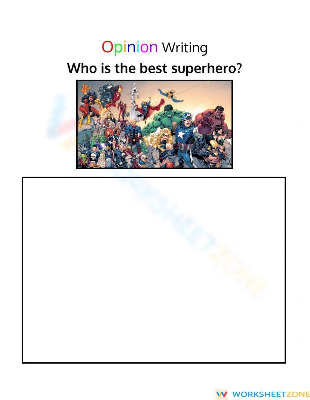 Opinion Paragraph Writing | Grade 2 ELA Essential - Page 1