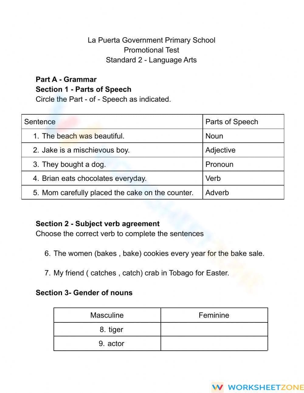 Essential ELA Review: Language Arts Test Grade 4-5 - Page 1
