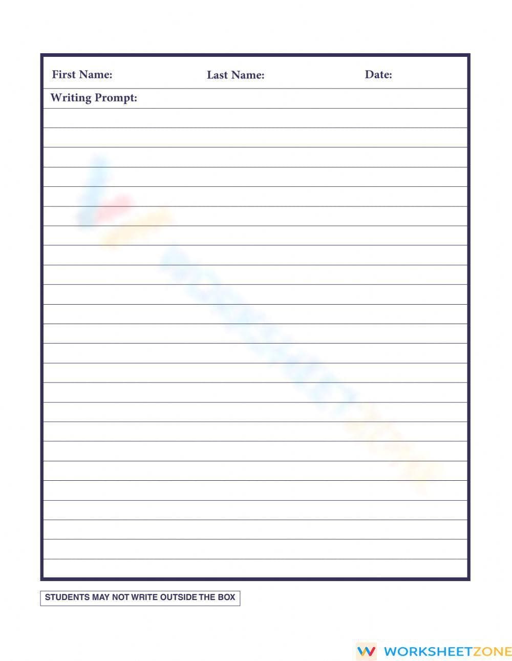 Printable Past Tense Writing Worksheet | Grade 7 ELA - Page 1