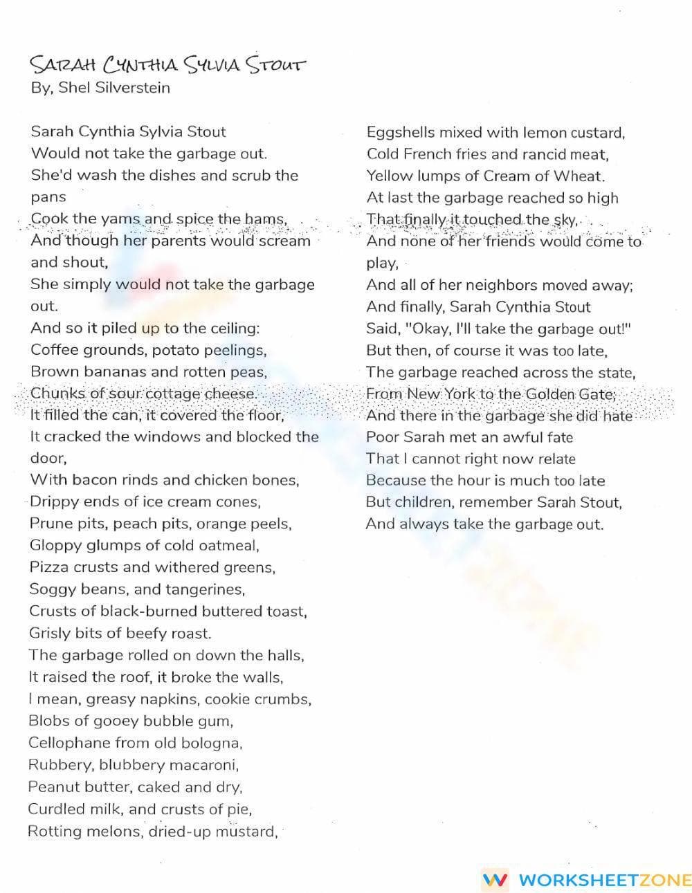 Essential Poetry Analysis Packet | Grade 9-11 ELA - Page 1