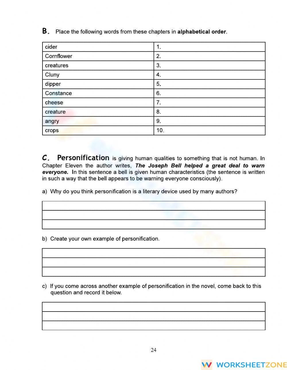 Printable Redwall Novel Study Part 5 | Grade 7-10 ELA - Page 1