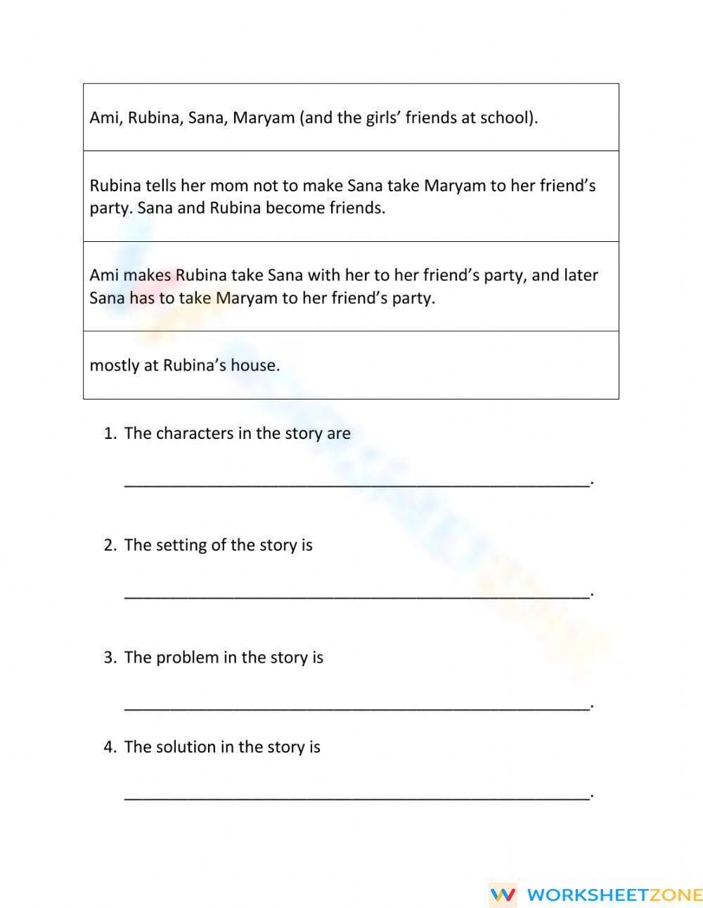 Grade 2 Big Red Lollipop Reading — Printable Worksheet - Page 1