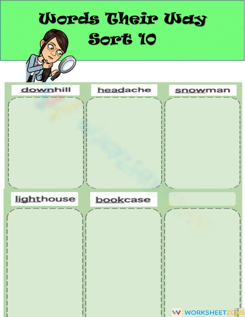 Compound Words Worksheet | Printable Grade 2 ELA - Page 1