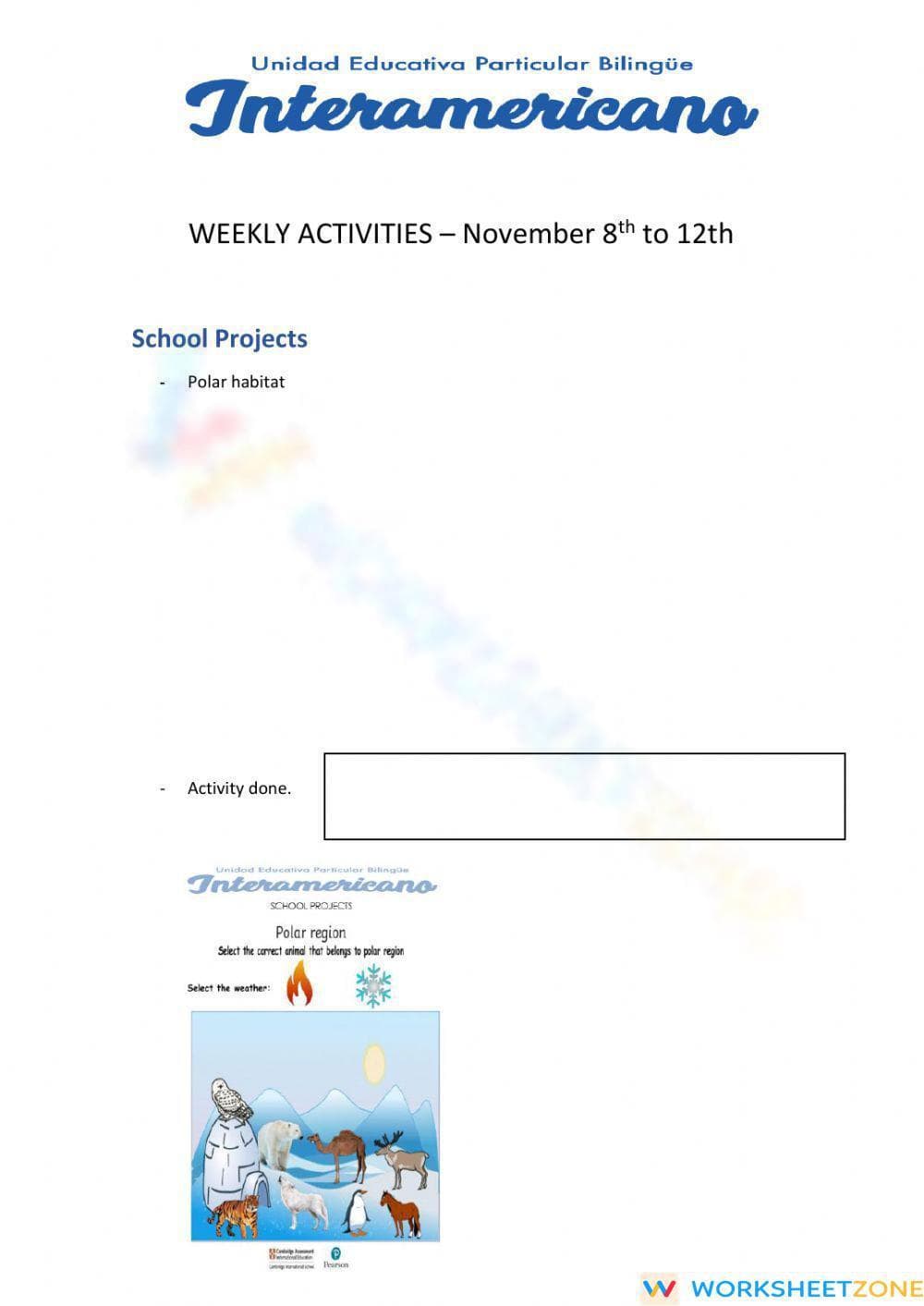 Weekly activity 28 - Page 1