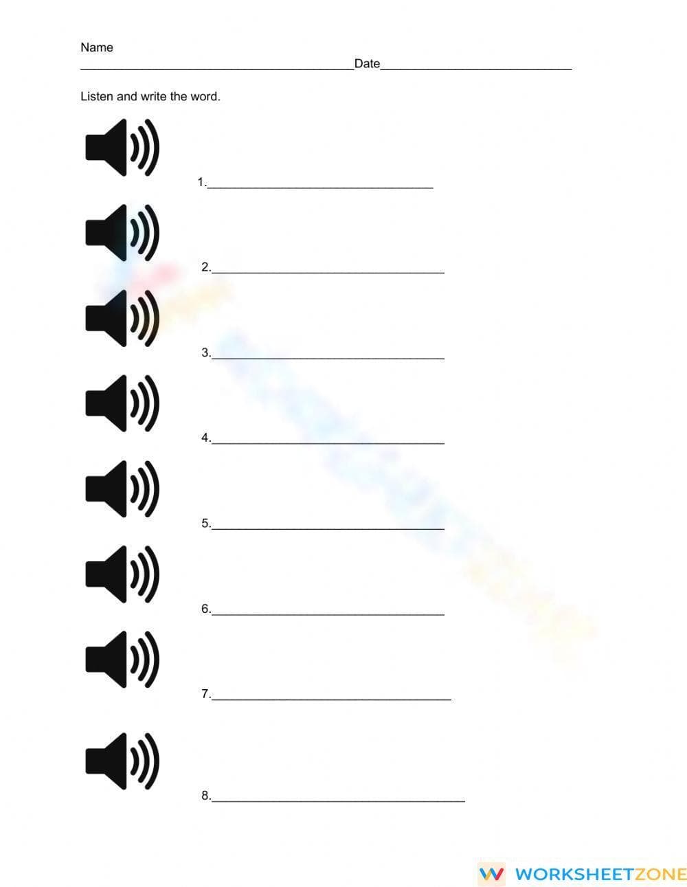Printable Short i Spelling Worksheet | Grade 1 ELA - Page 1