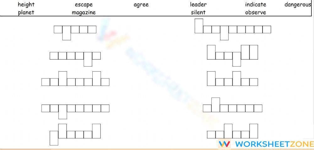 Essential Grade 8 Spelling Words Printable Worksheet - Page 1
