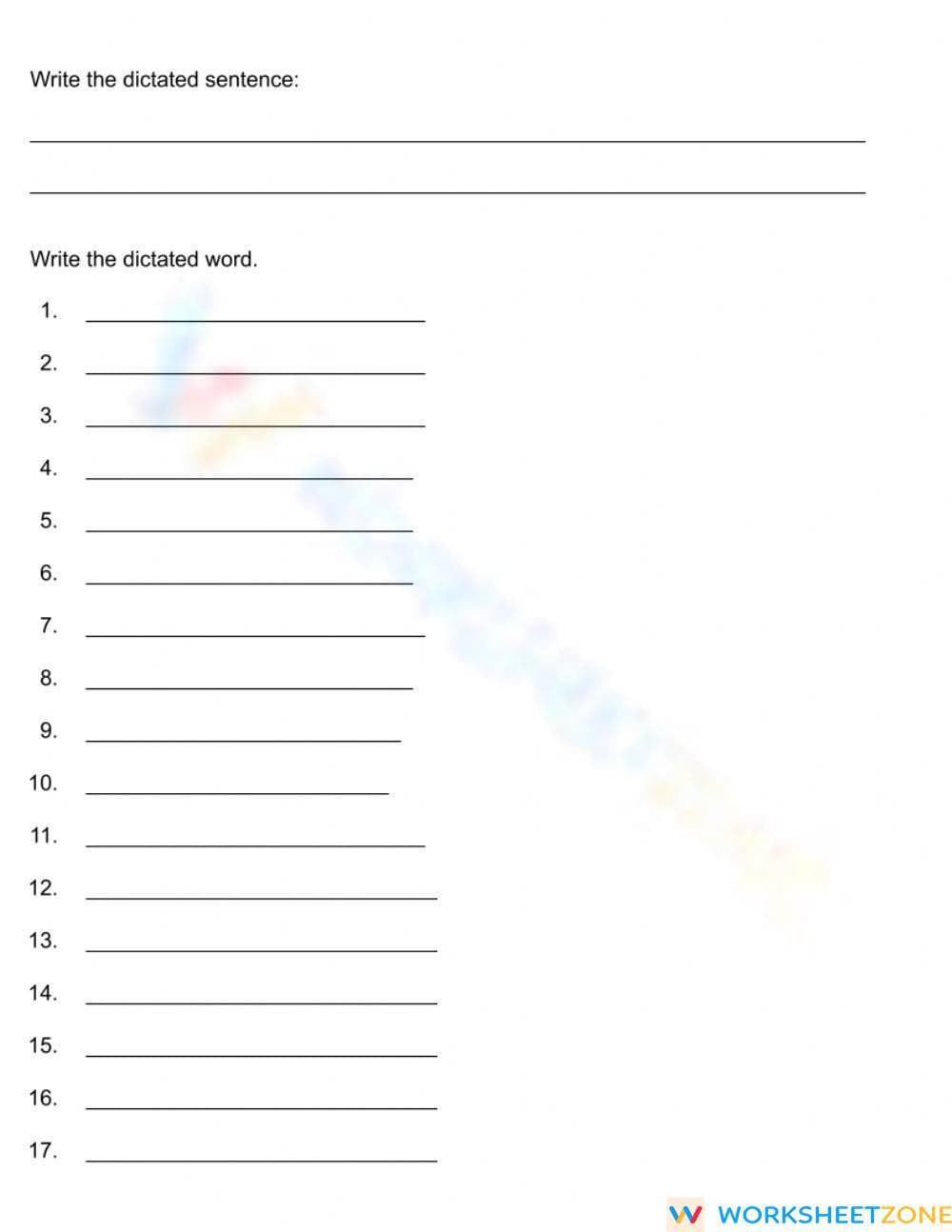 Mock Spelling Test Printable | Grade 5 ELA Essential - Page 1
