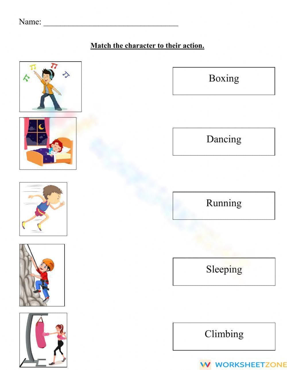 Character Actions - Page 1