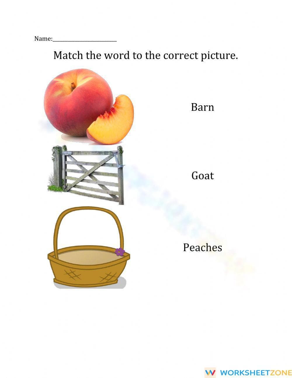 Grade 2 Vocabulary — Printable No-Prep Worksheet - Page 1