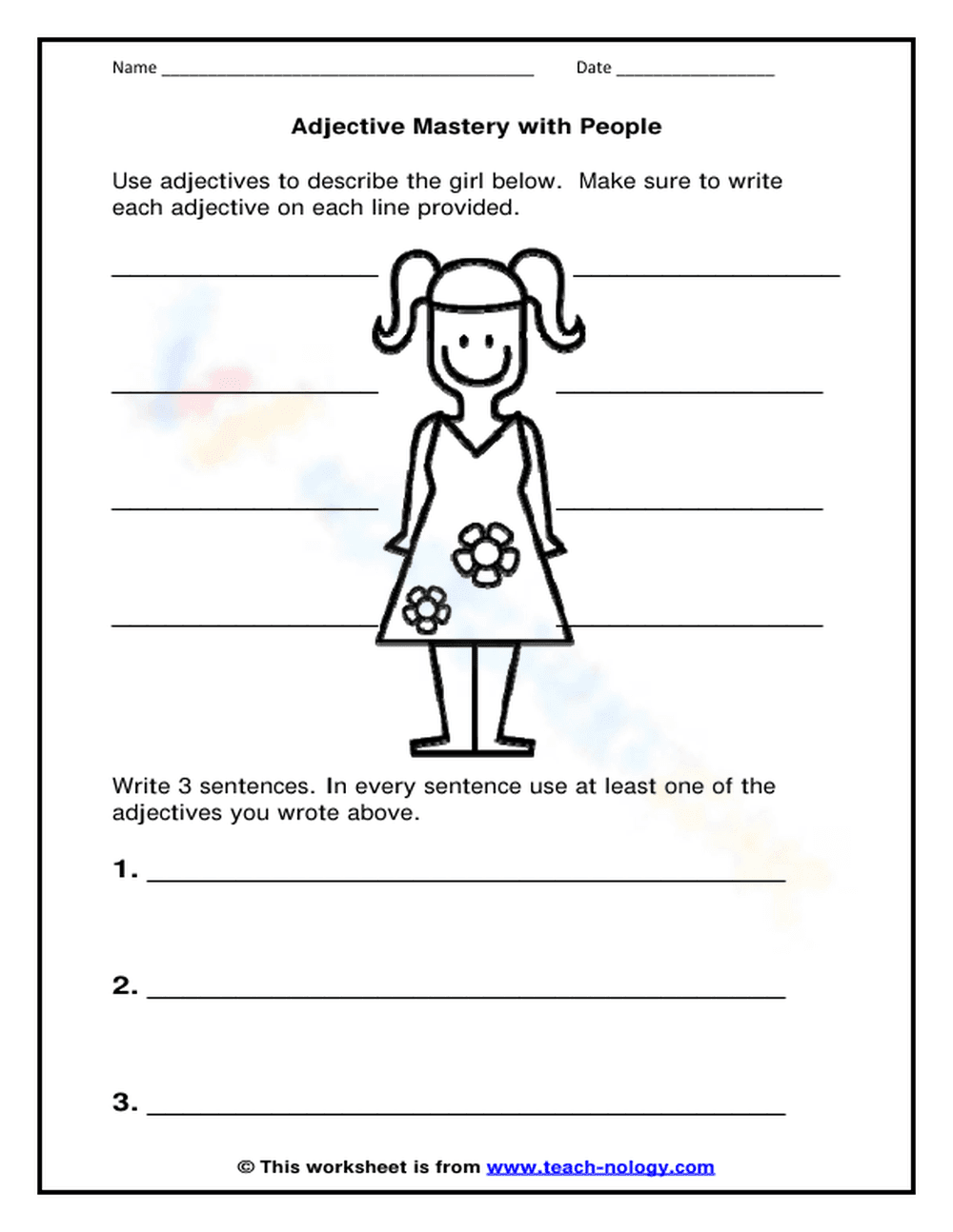 Adjective Mastery Worksheet | Grade 2 Essential Printable - Page 1