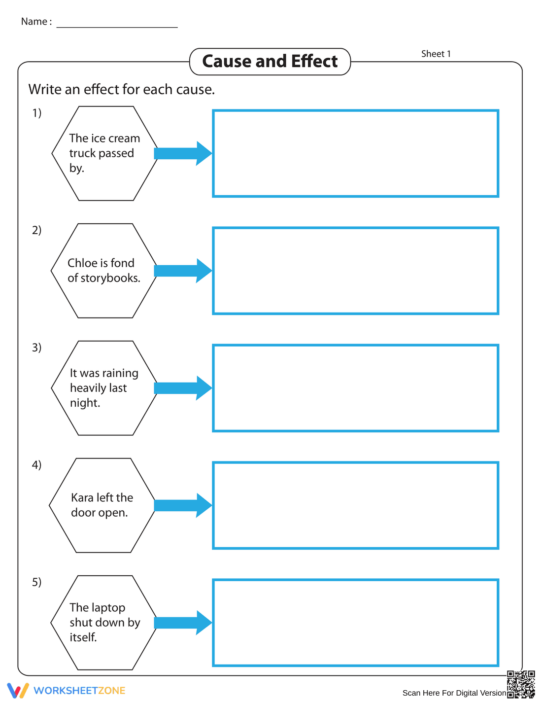 What is the Effect? Worksheet - Page 1