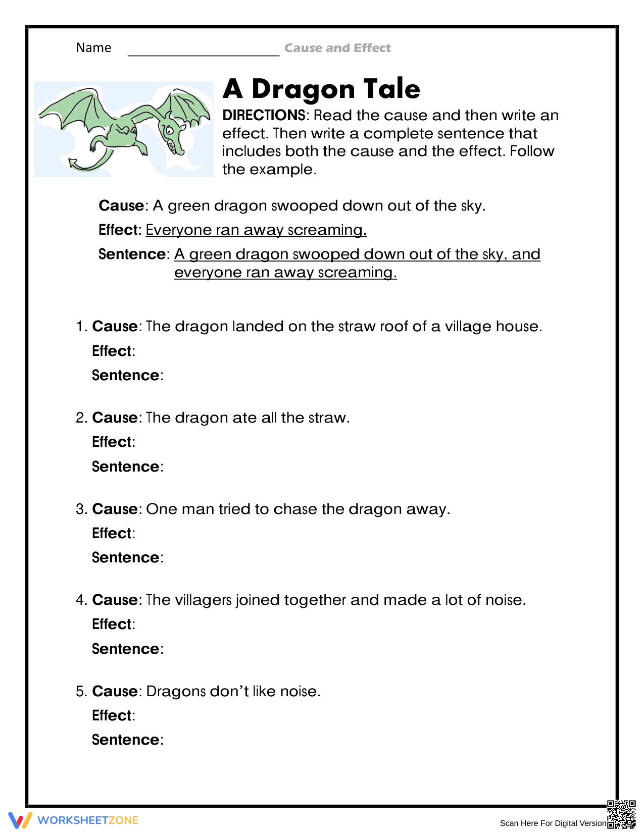 A Dragon Tale- Cause and Effect - Page 1