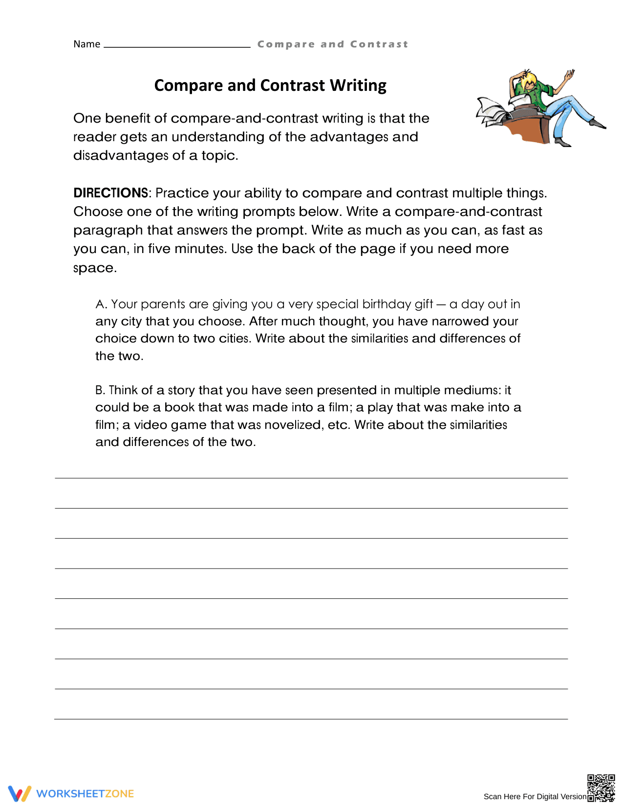 Figurative Language Practice Worksheet - Page 1