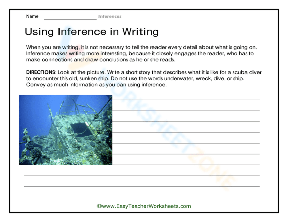 Using Inferences in Writing: Analytical Skills Practice - Page 1