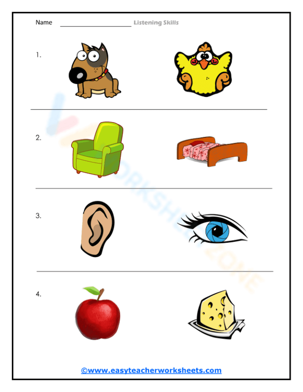 Essential Follow Directions Worksheet | Kindergarten Ready - Page 1
