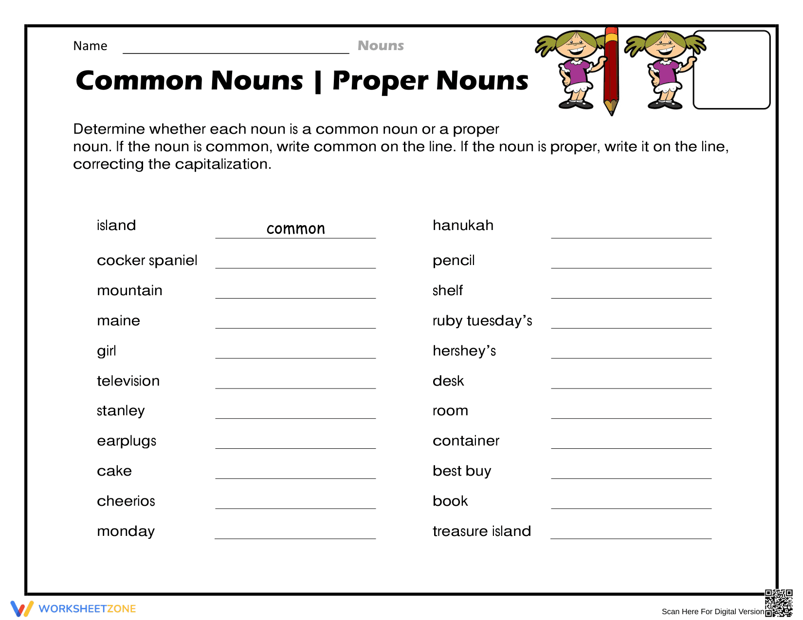 Is That Proper or Common Nouns? - Page 1
