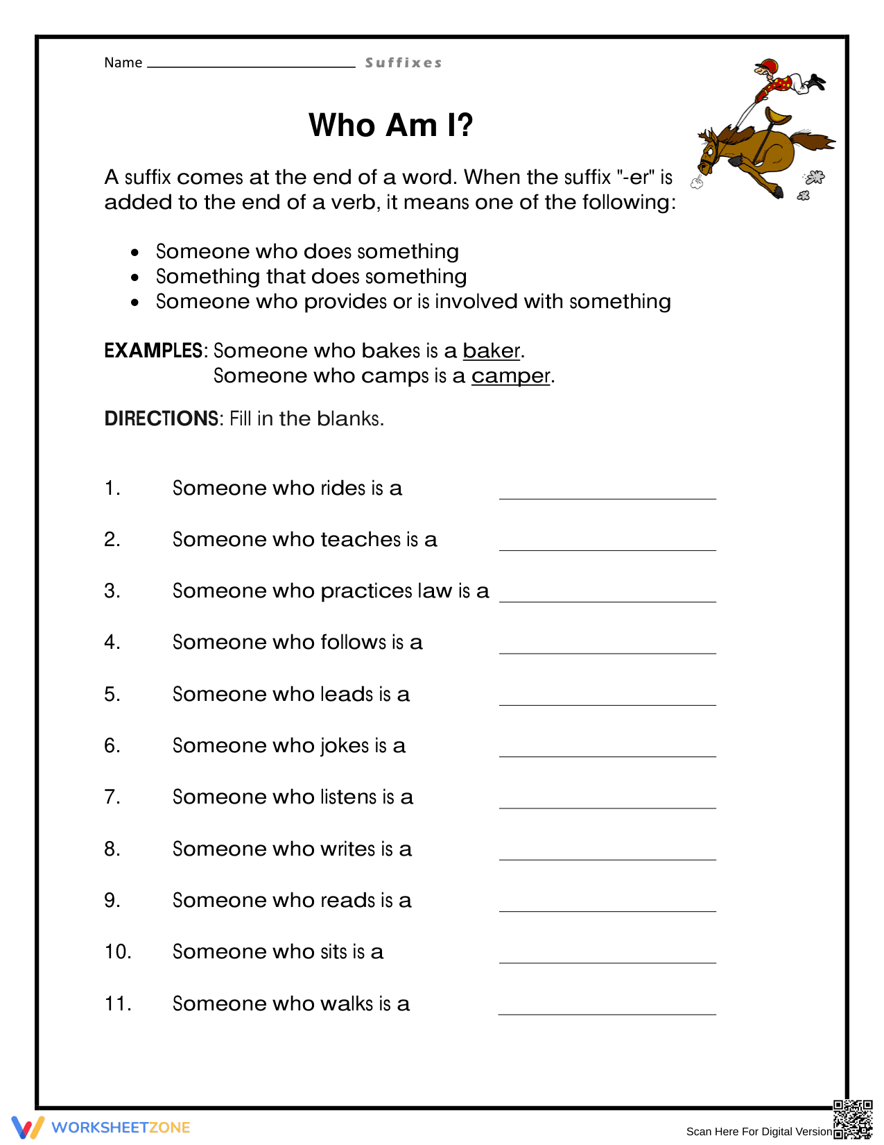 Who Am I? Identifying Character Traits - Page 1