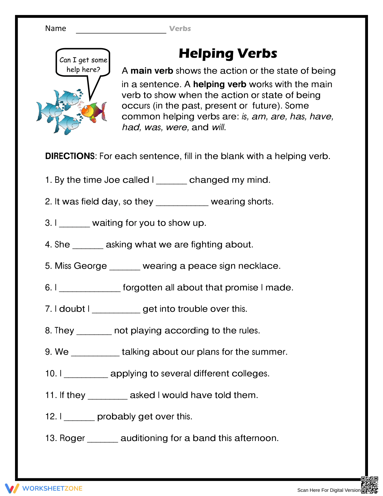 The Big Oldehelper: Sentence Building - Page 1