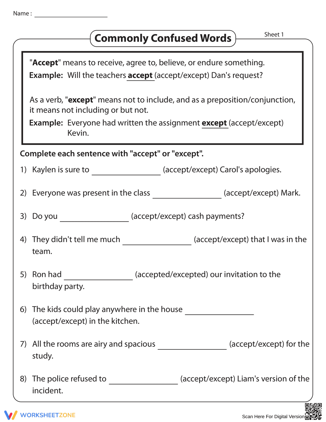 Understanding 'Accept' vs 'Except' - Page 1